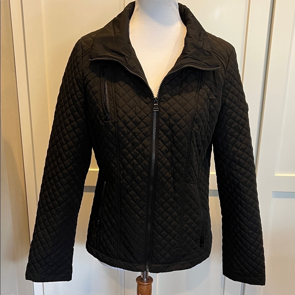 NEW Calvin Klein Black Quilted Jacket Size S